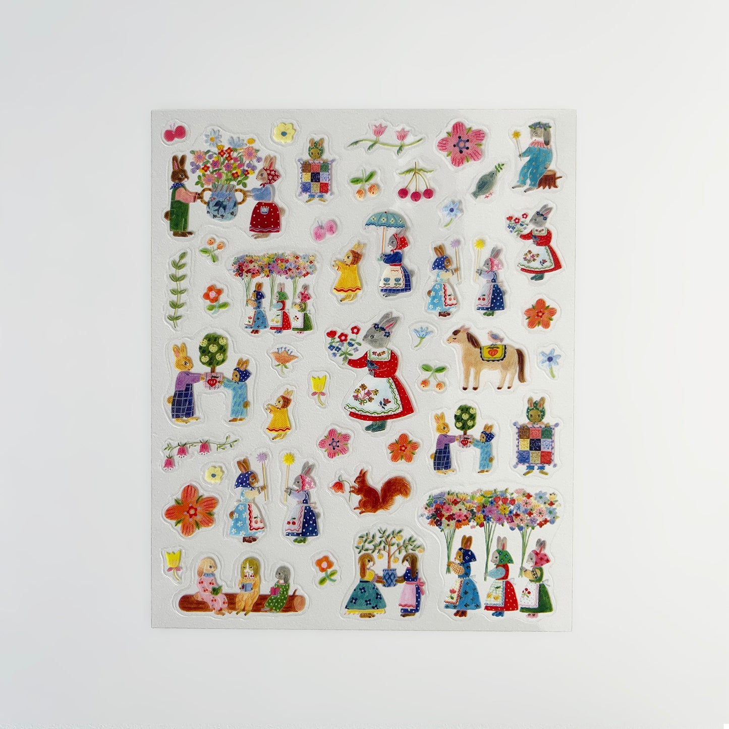 Aiko Fukawa Sticker Rabbit garden