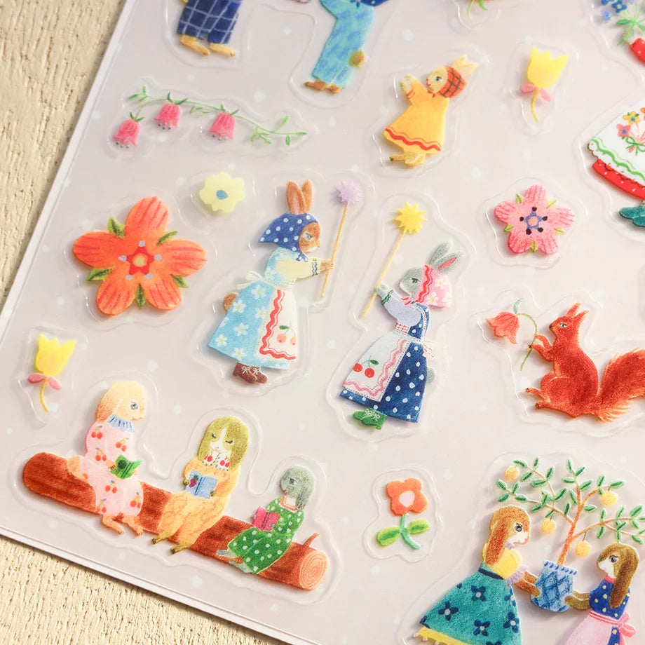 Aiko Fukawa Sticker Rabbit garden