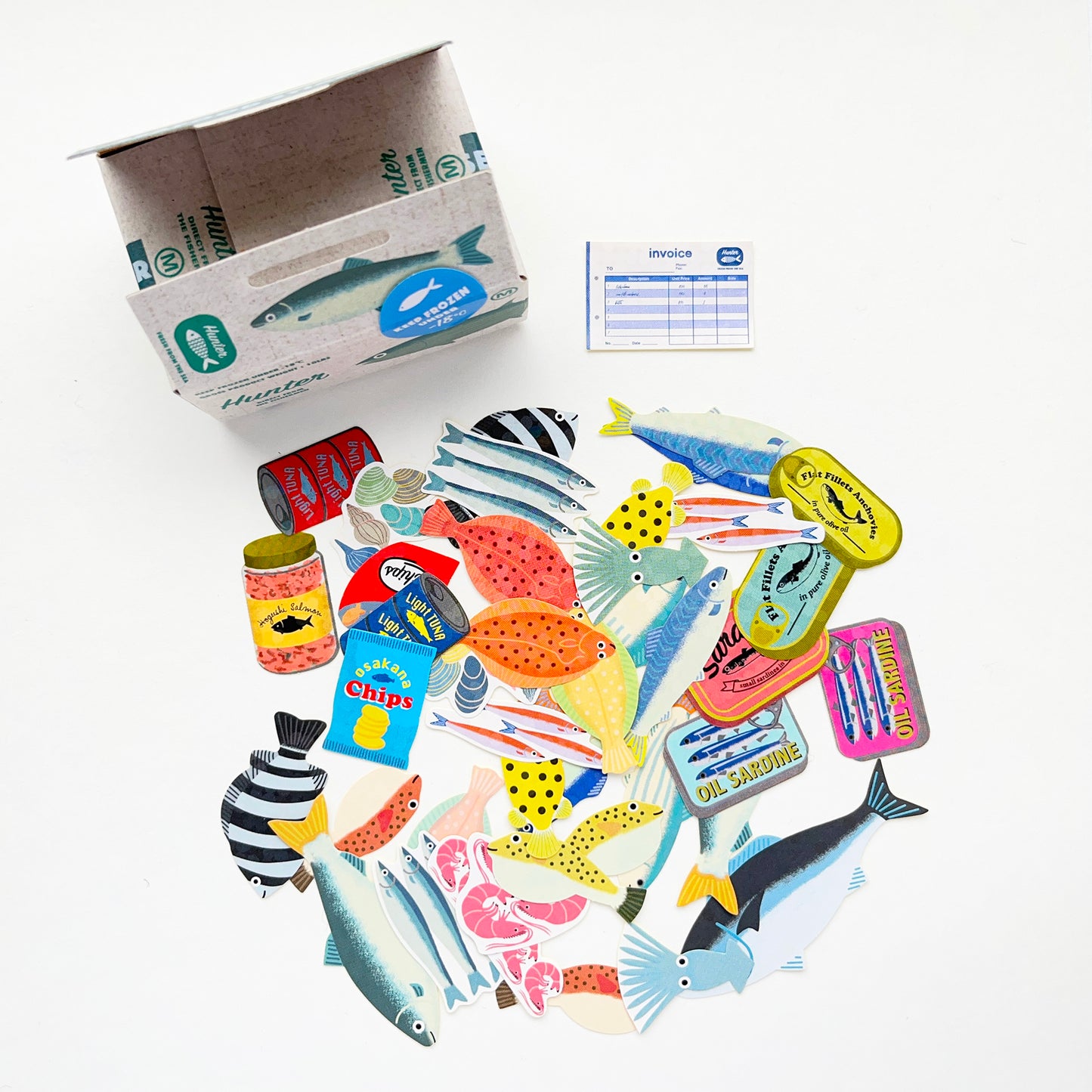 Haco Seal - Boxed Flake Sticker - FISH