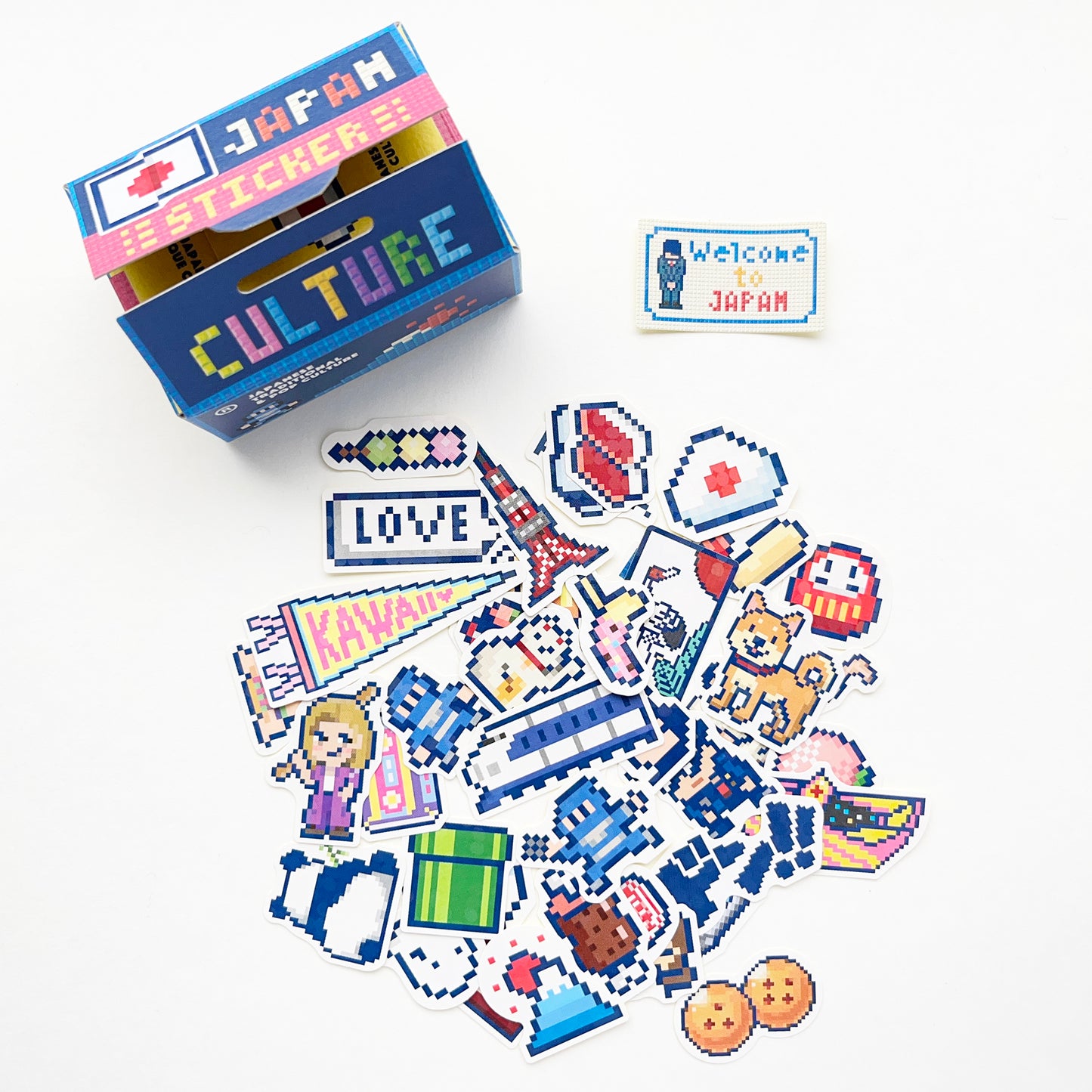 Haco Seal - Boxed Flake Sticker - JAPAN