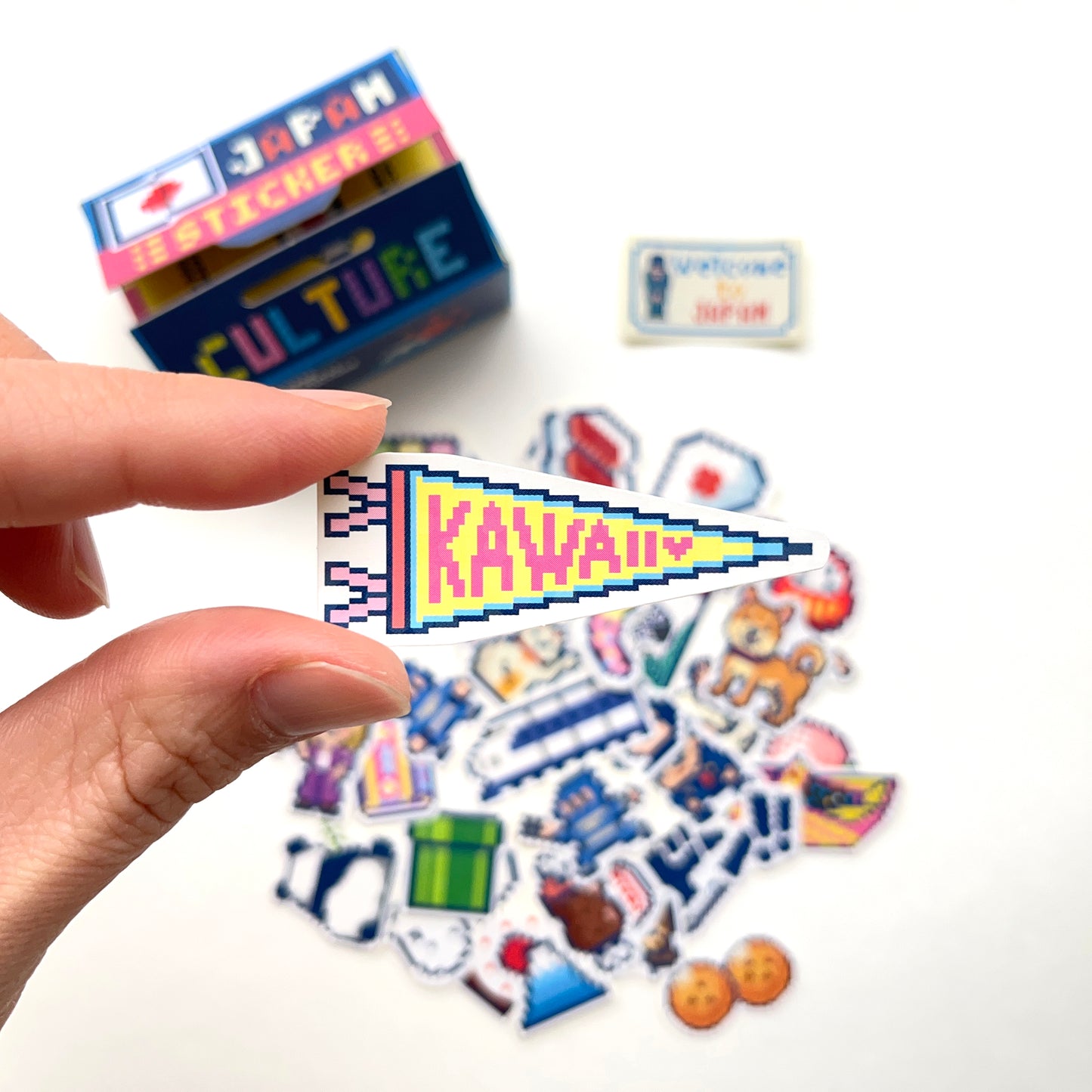 Haco Seal - Boxed Flake Sticker - JAPAN