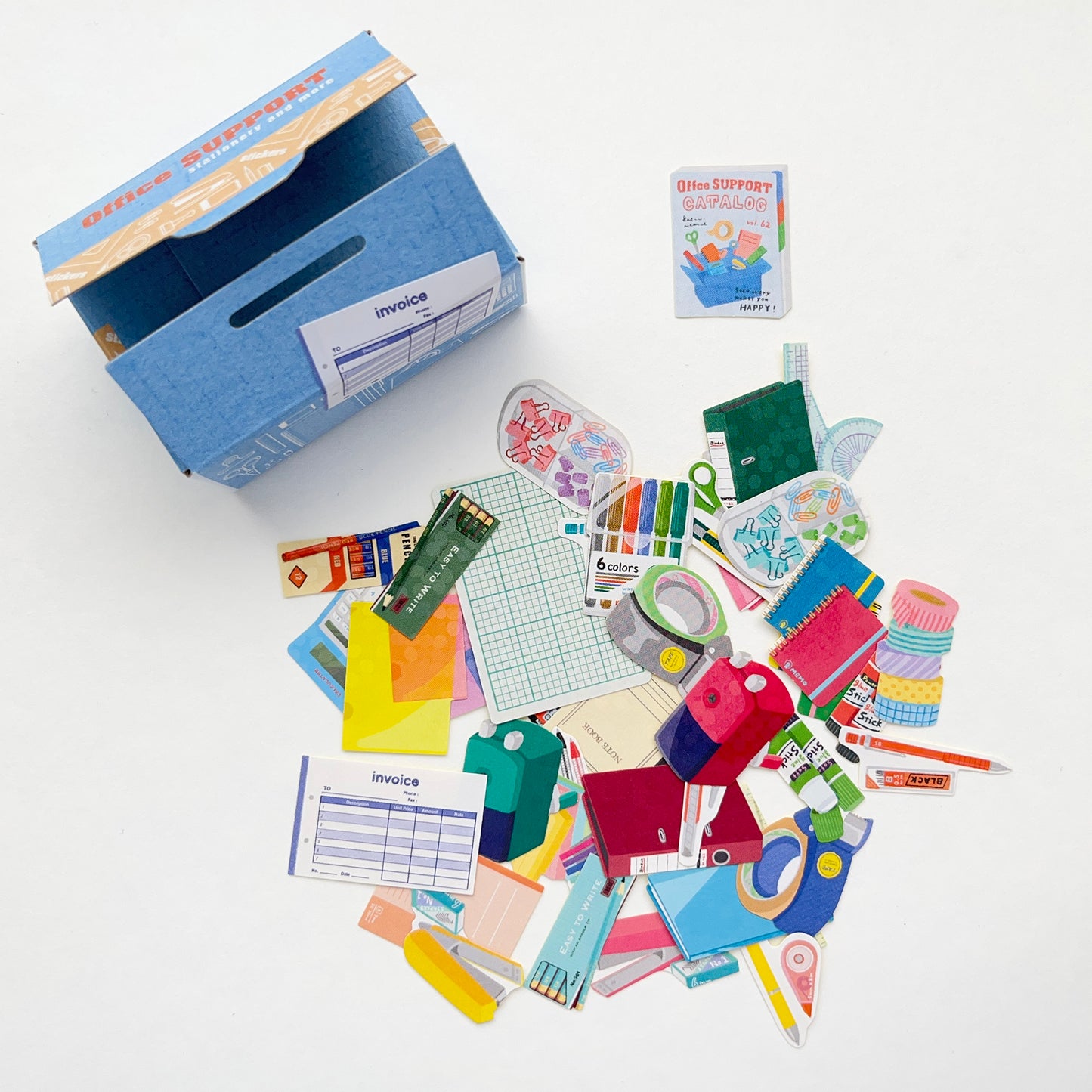 Haco Seal - Boxed Flake Sticker - OFFICE STATIONERY