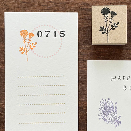 Stamp Marche Flower Stamp Marigold