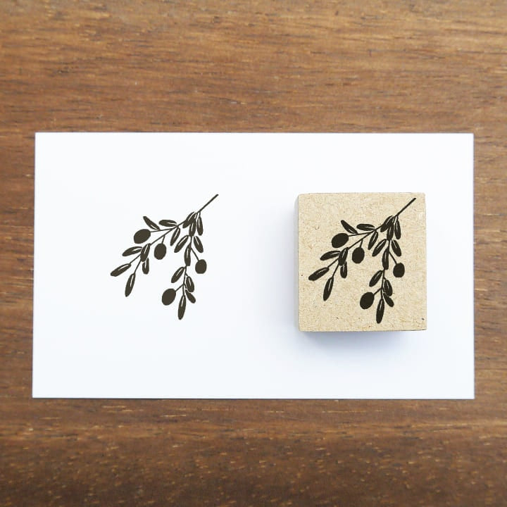 Stamp Marche Flower Stamp Olive