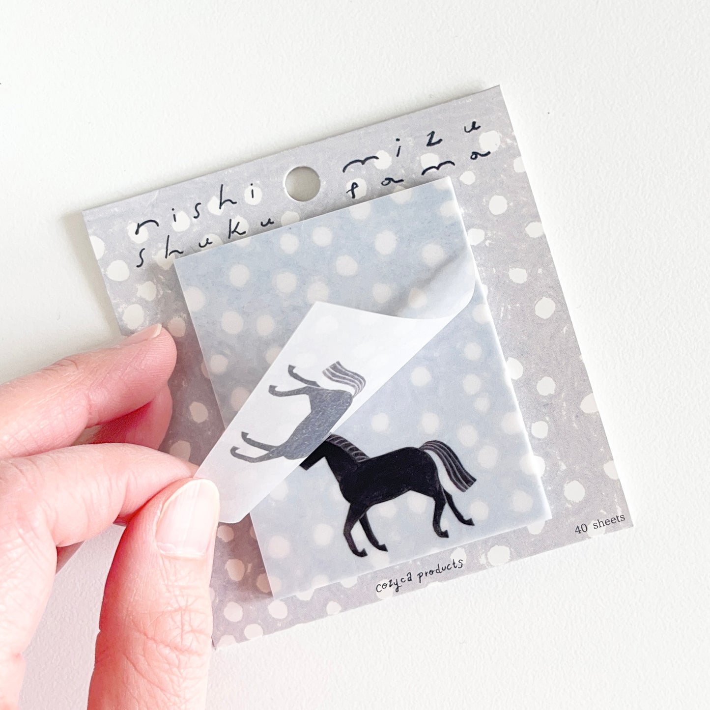 Nishi Shuku Tracing Paper Sticky Notes Mizutama (polka dots)
