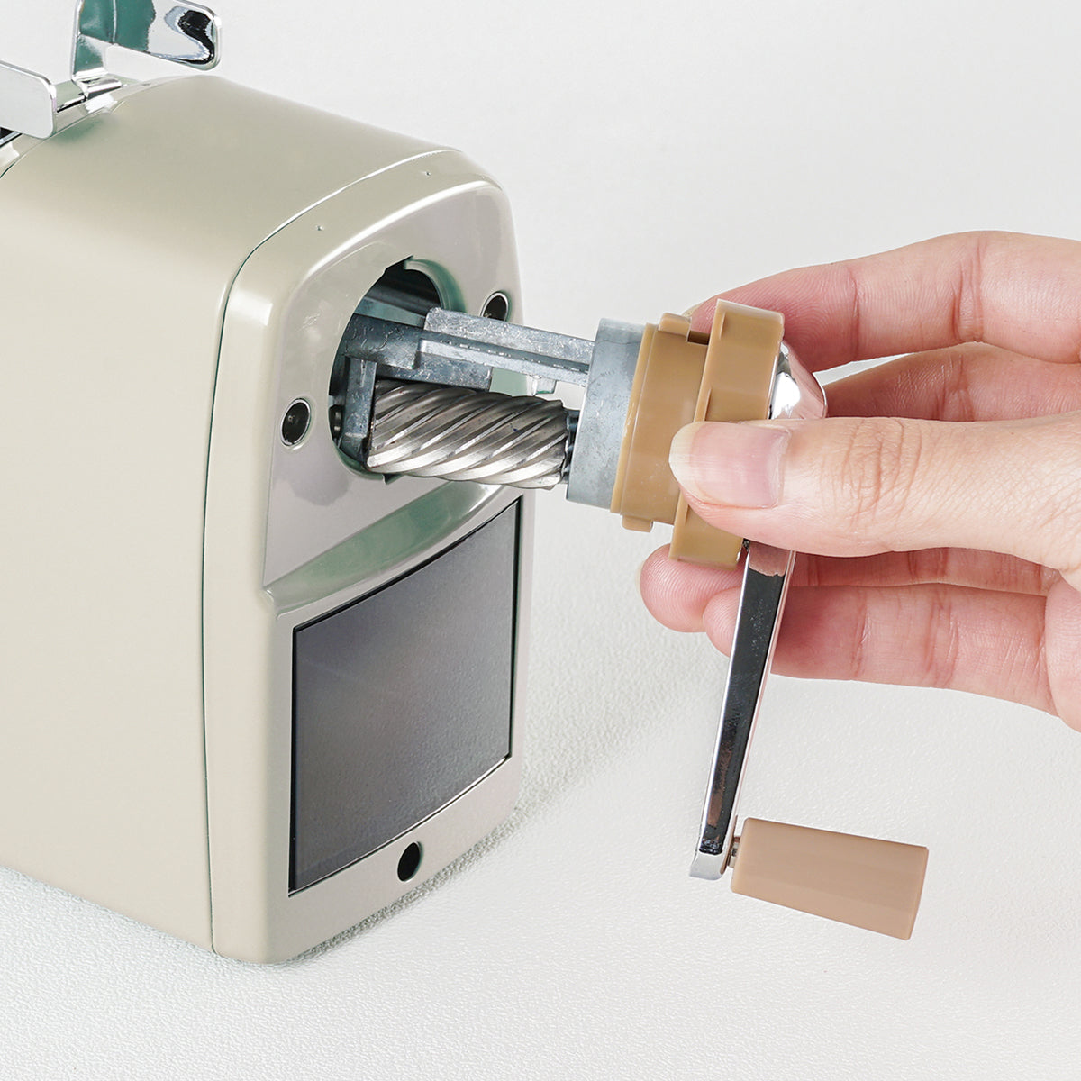 Pencil sharpener Angel 5 premium 3 CREAM