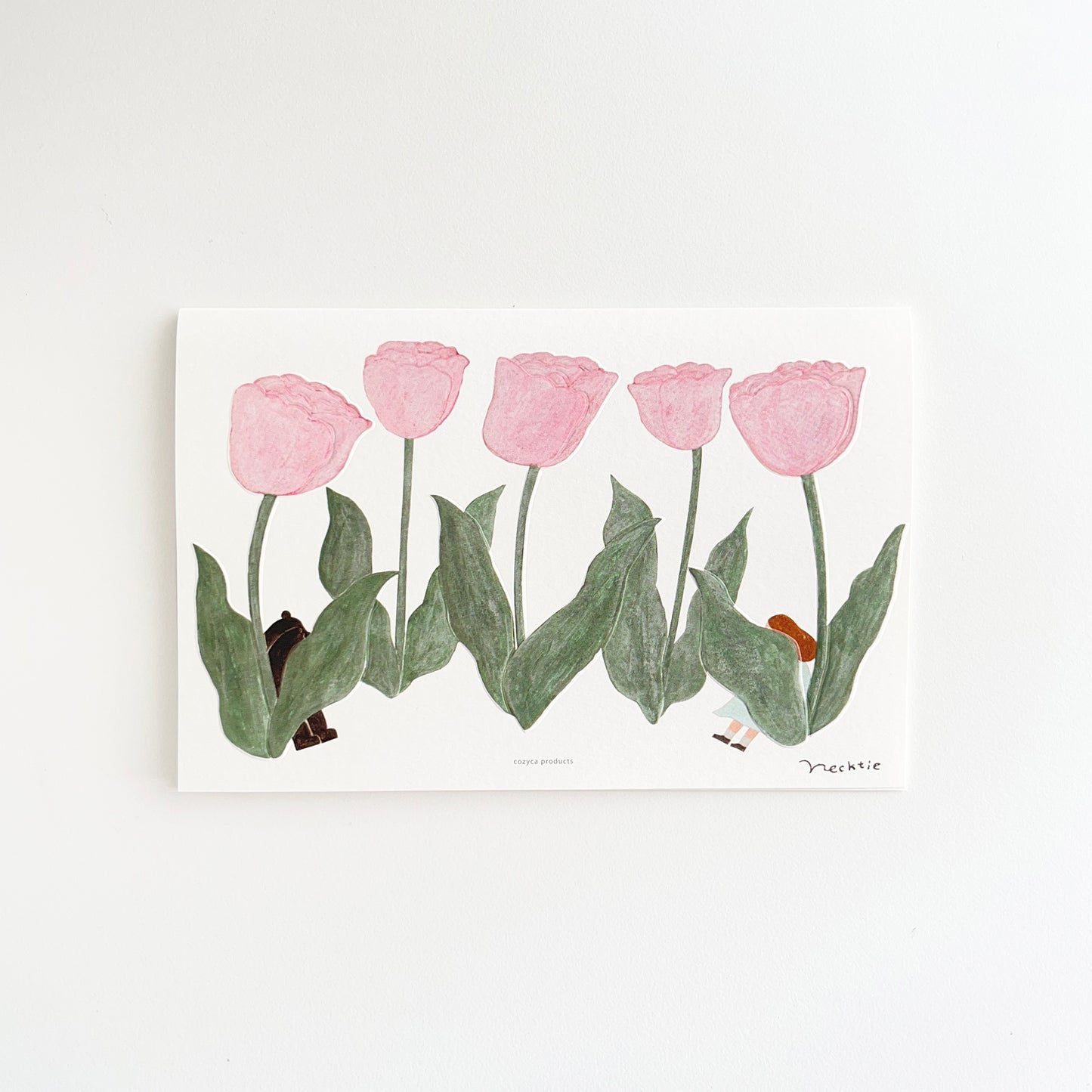 necktie Birthday Card Tulip