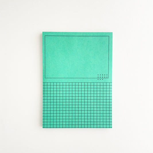 shharii Dot Memo Pad 01  Green