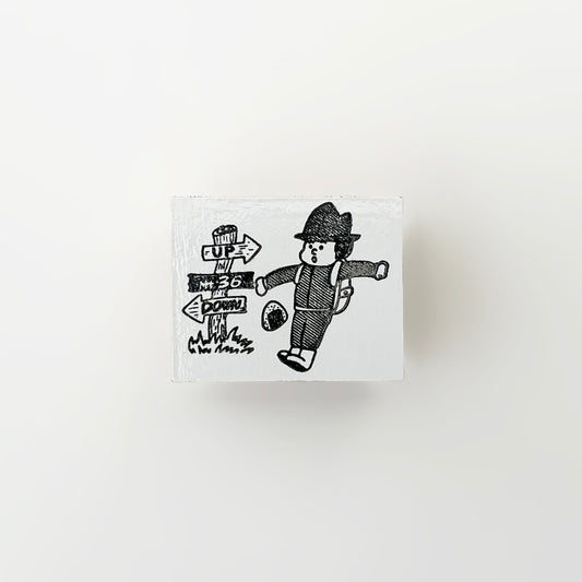 sublo "Hu-no Hito (The Sealer)" Stamp Mountain Hiking